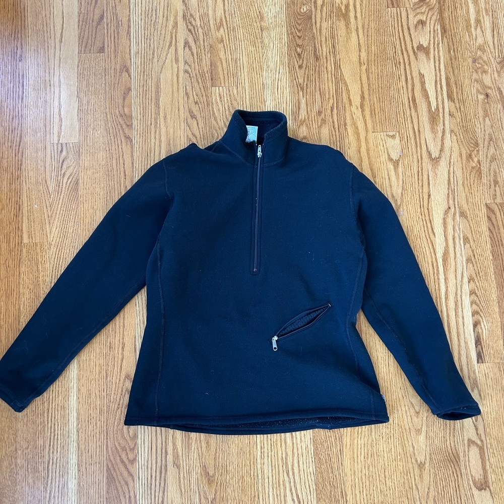 Patagonia Black Quarter-Zip Sweatshirt